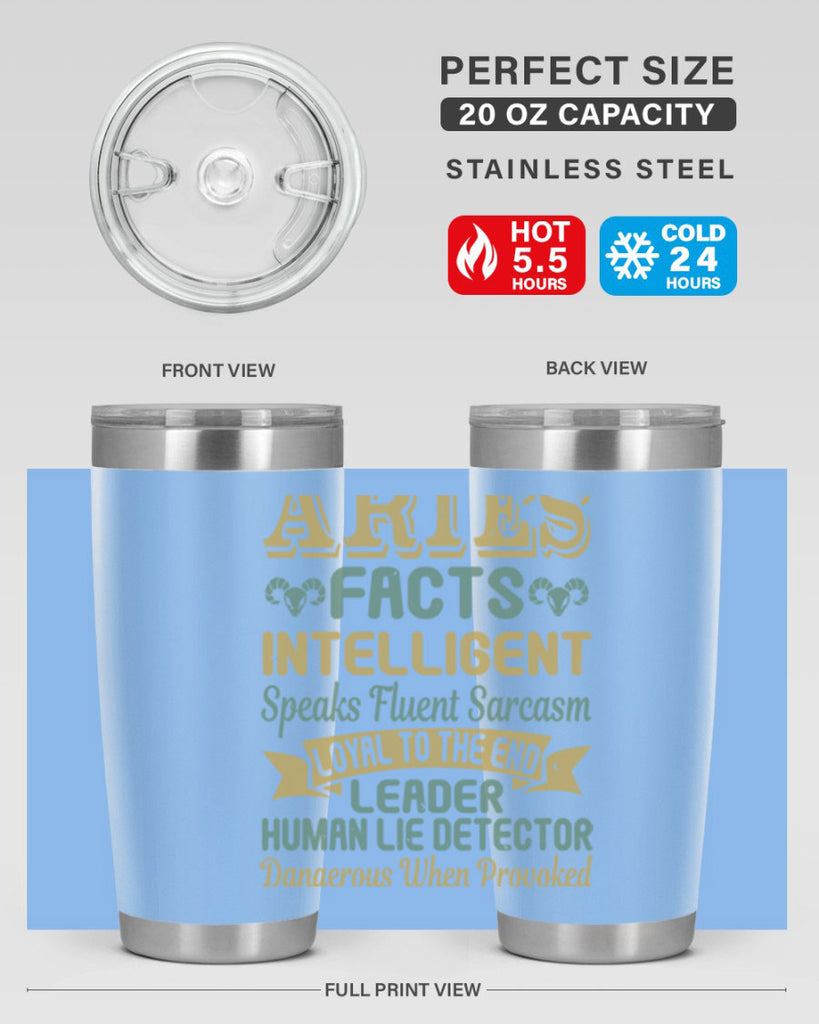 aries 123#- zodiac- Tumbler