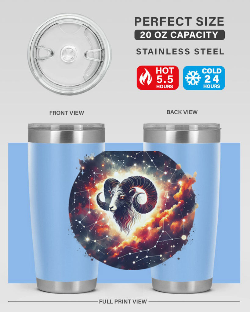 aries 126#- zodiac- Tumbler