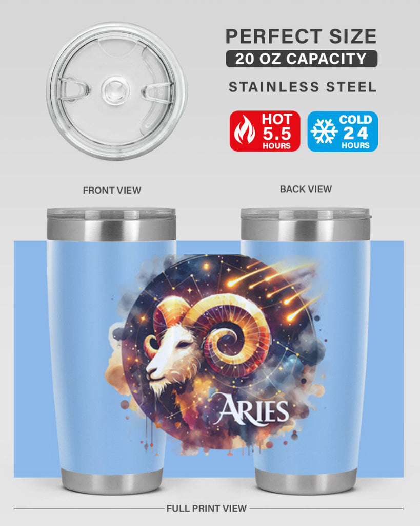 aries 127#- zodiac- Tumbler