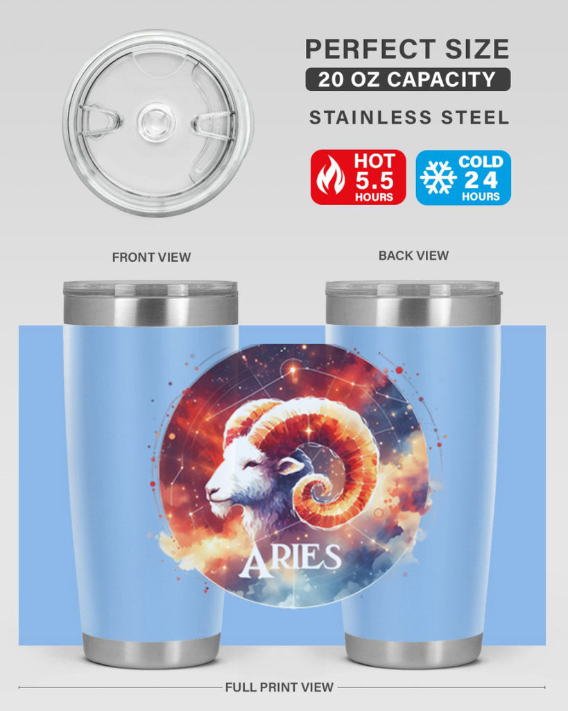 aries 128#- zodiac- Tumbler