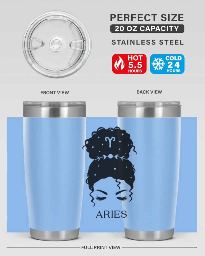 aries 132#- zodiac- Tumbler