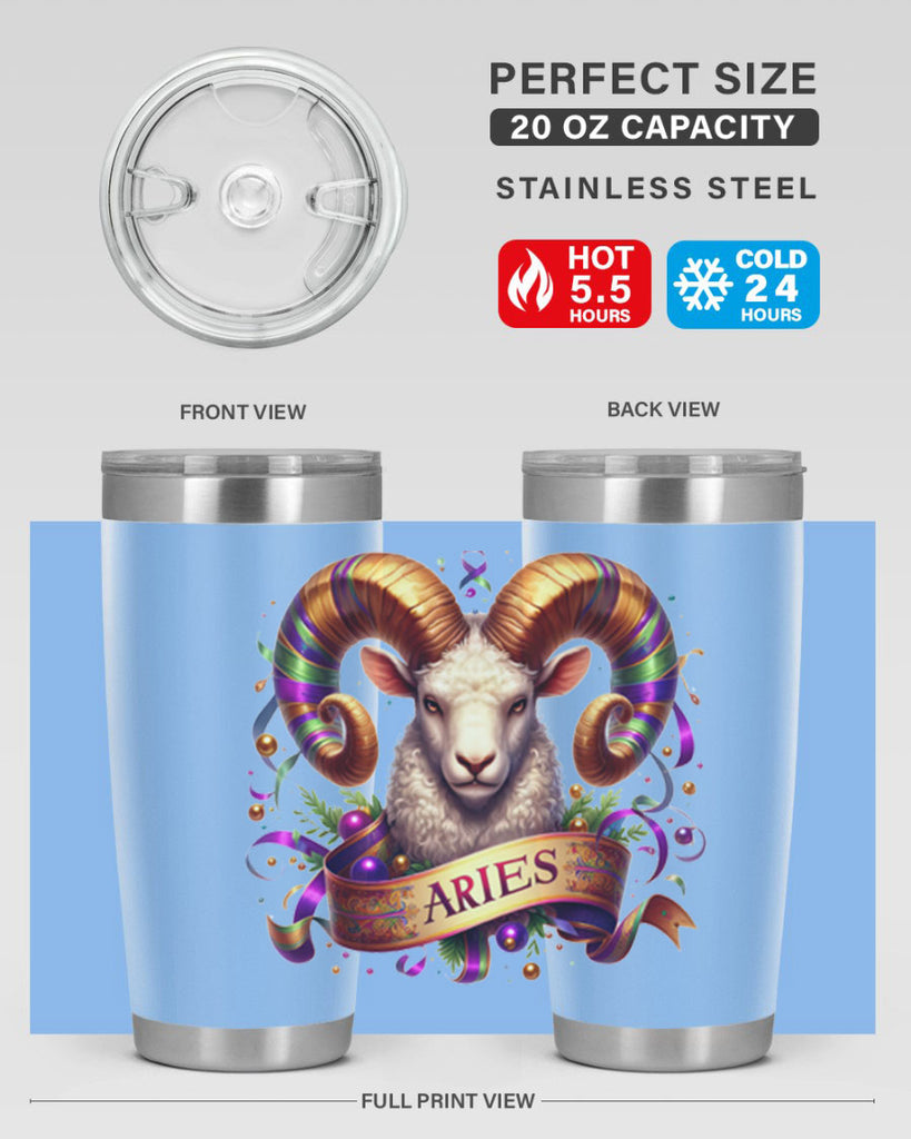 aries 136#- zodiac- Tumbler