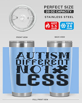 autism different not less Style 6#- autism- Tumbler