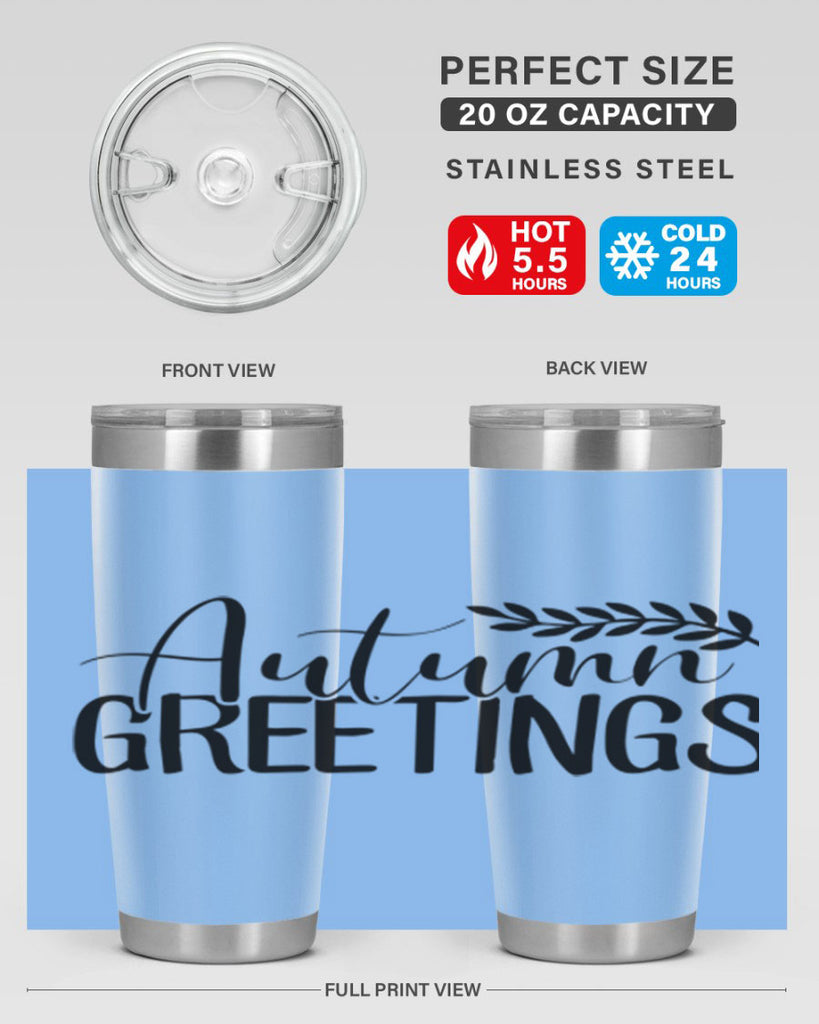 autumn greetings 13#- fall- Tumbler
