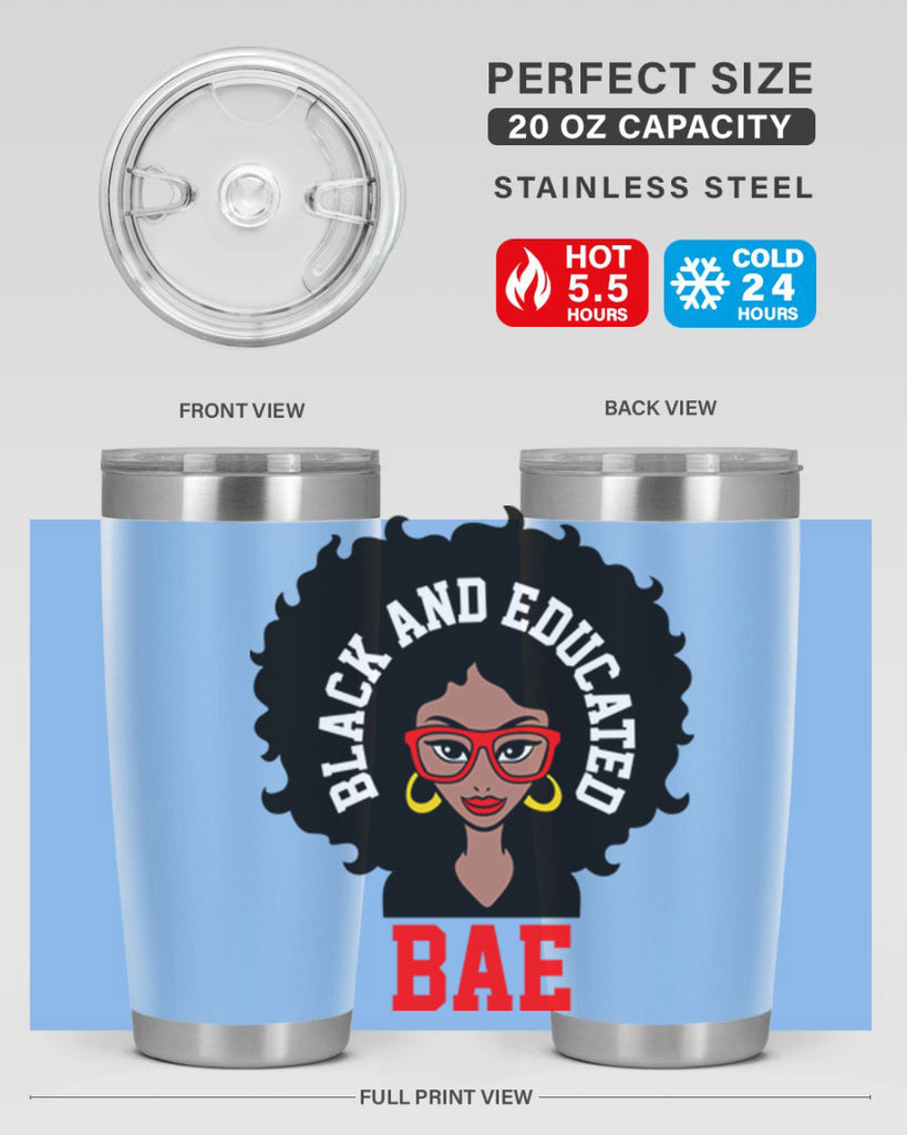 bae black and educated 267#- black words phrases- Cotton Tank