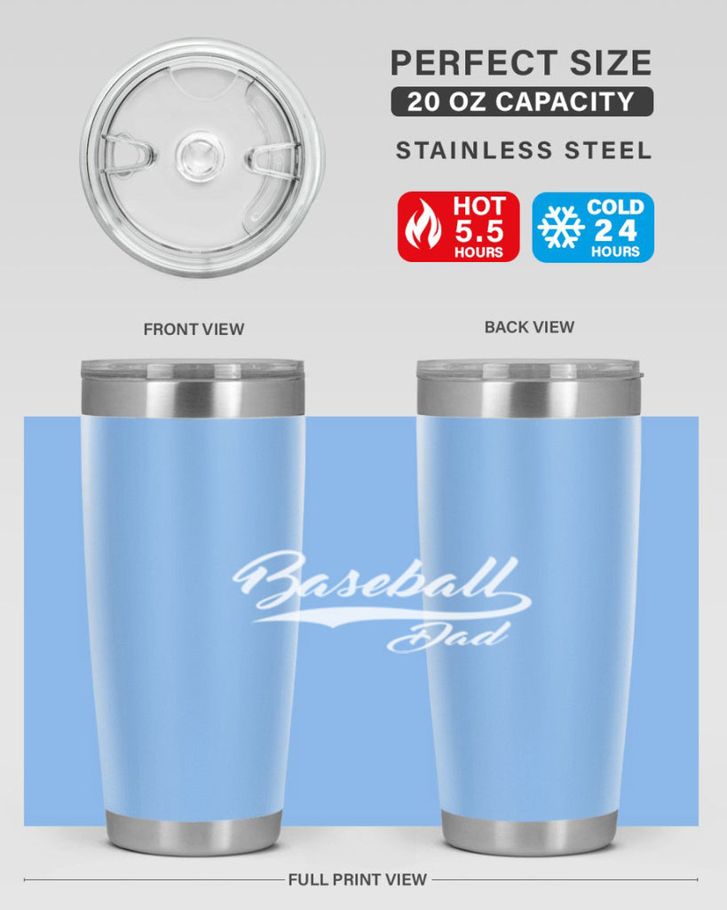 baseball dadi 50#- dad- Tumbler