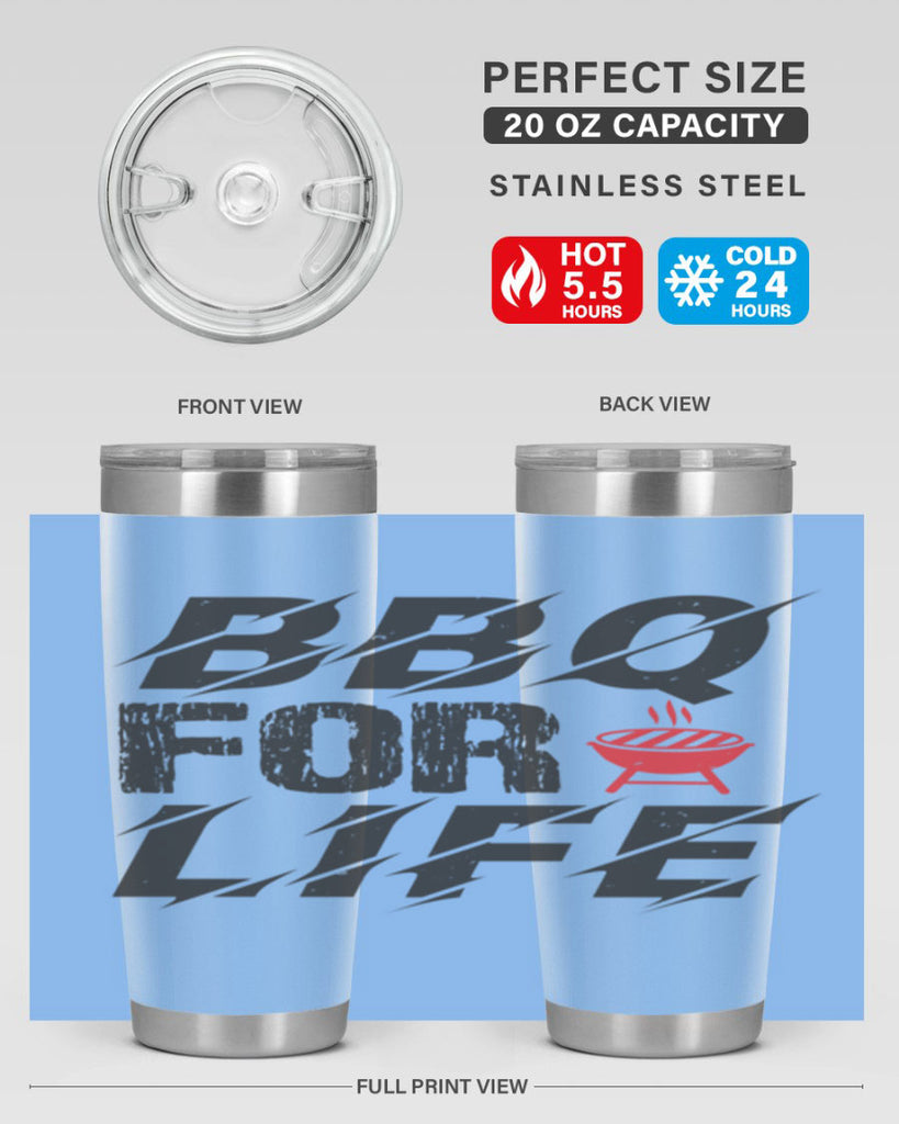 bbq for life 39#- bbq- Tumbler