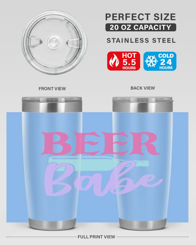beer babe 135#- beer- Tumbler