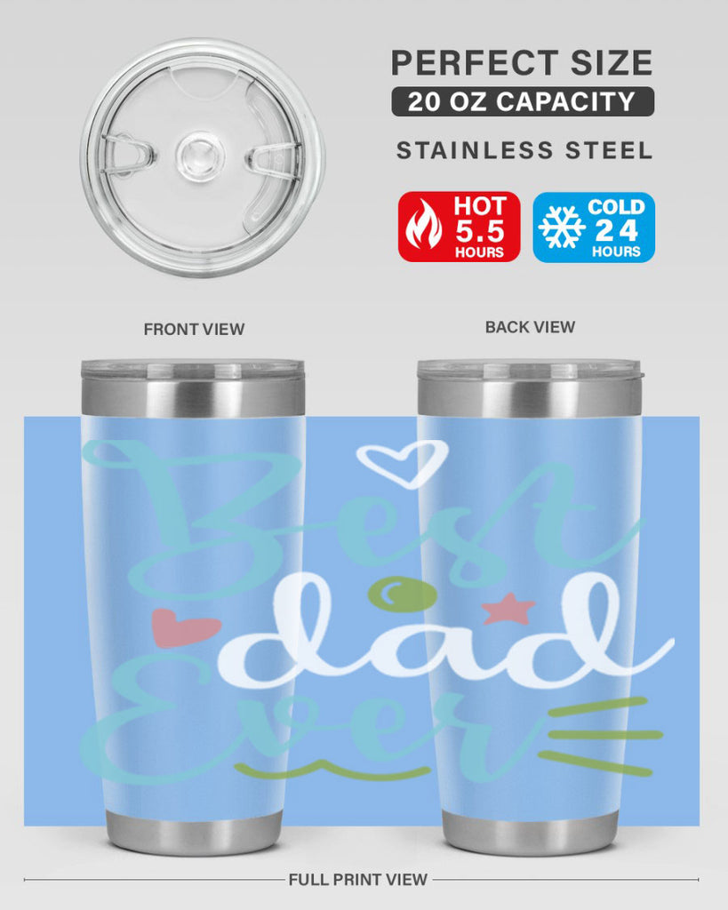 best dad ever 110#- fathers day- Tumbler