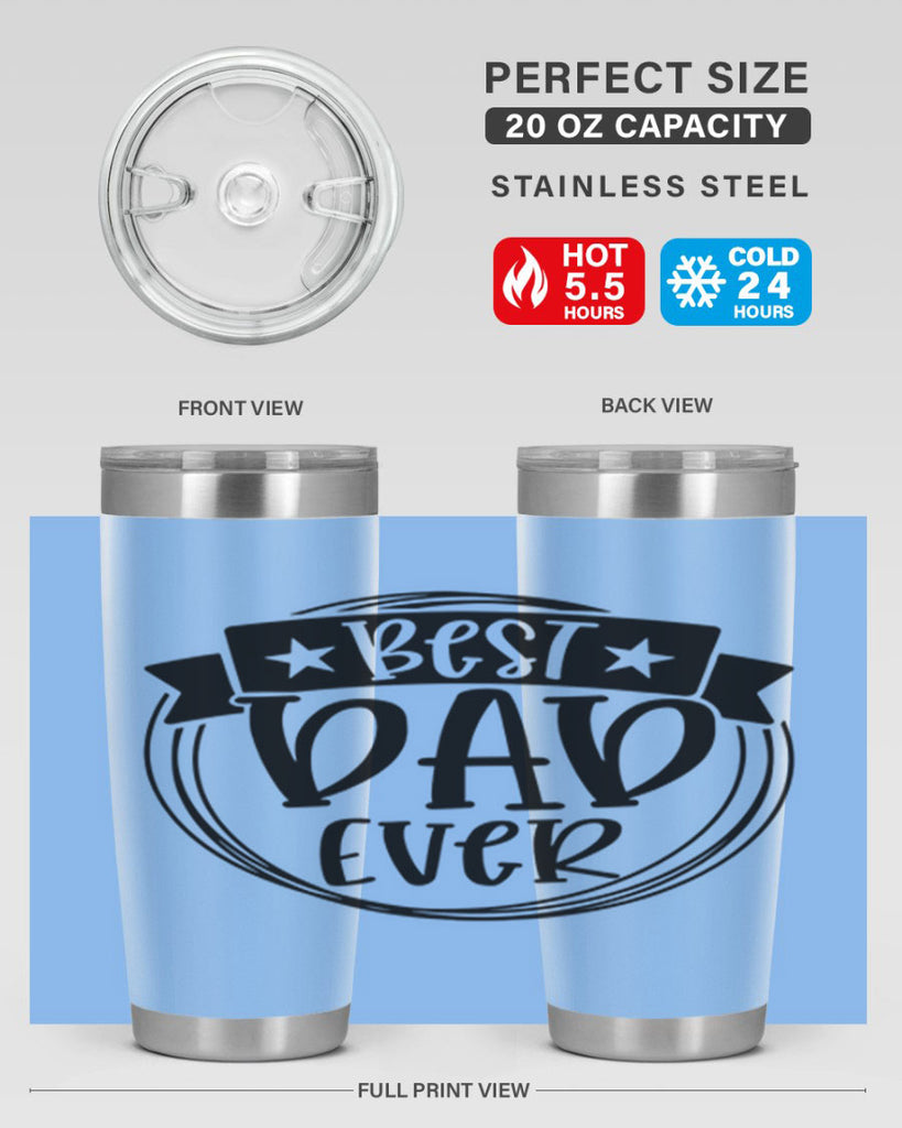 best dad ever 72#- fathers day- Tumbler
