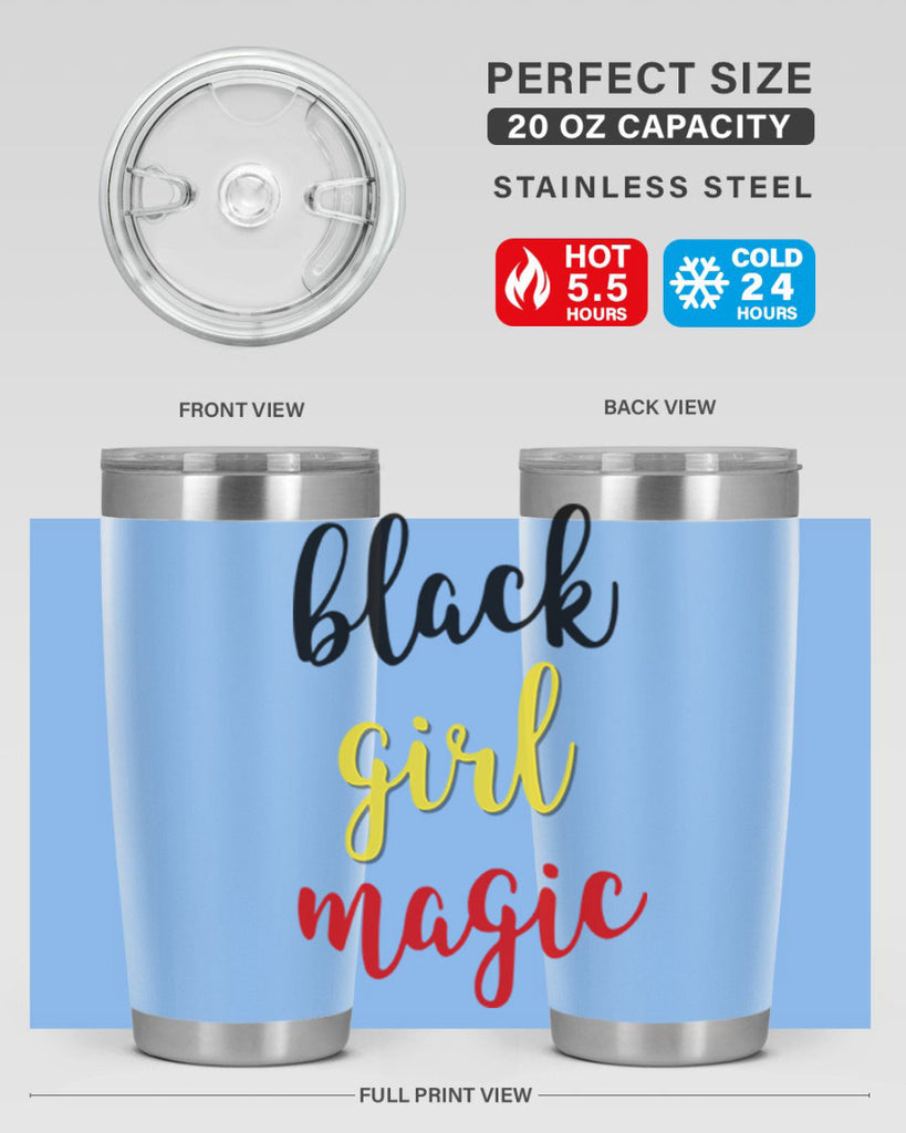 black girl magic color 246#- black words phrases- Cotton Tank