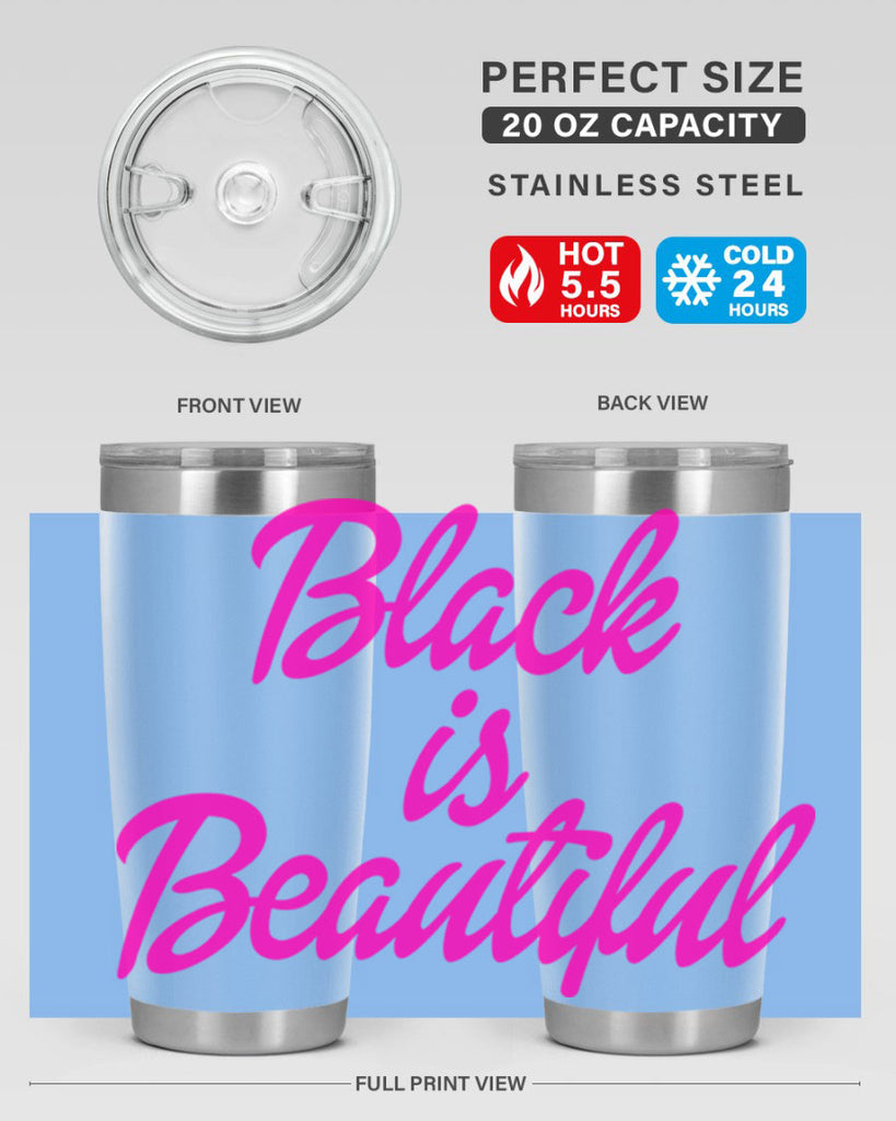 black is beautiful 200#- black words phrases- Cotton Tank