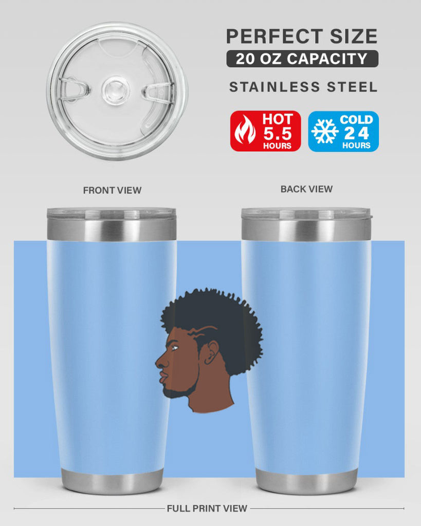 black man 39#- black men - boys- tumbler