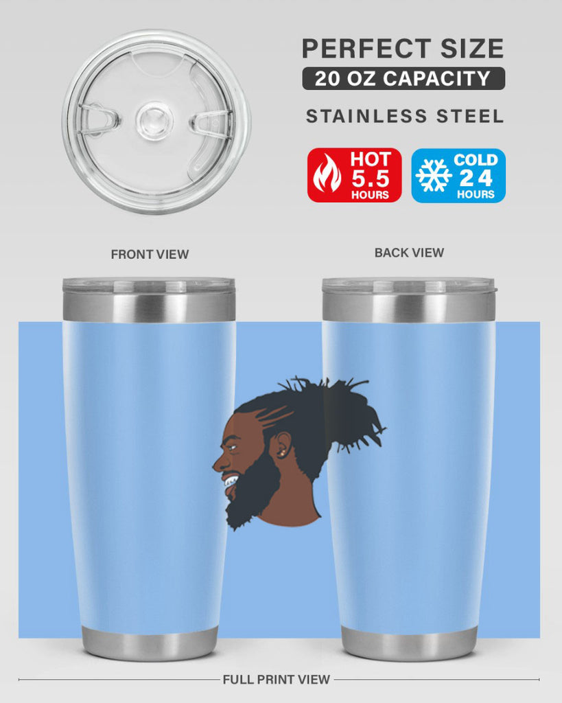 black man 41#- black men - boys- tumbler