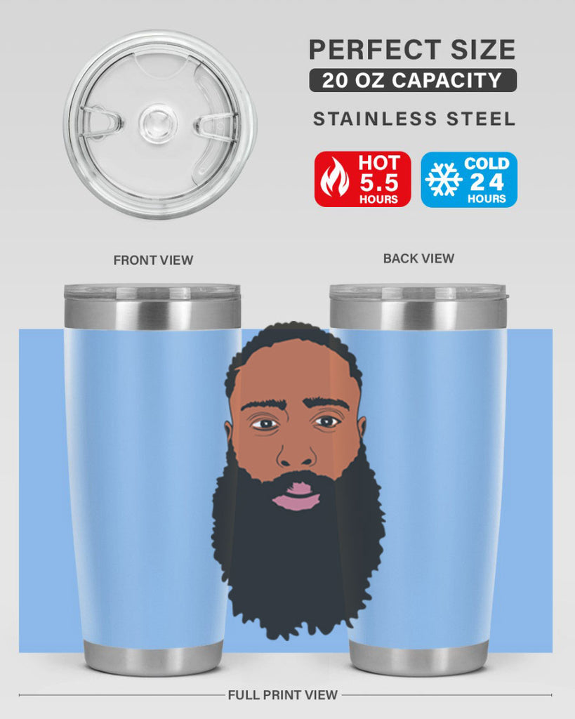 black man style 2#- black men - boys- tumbler
