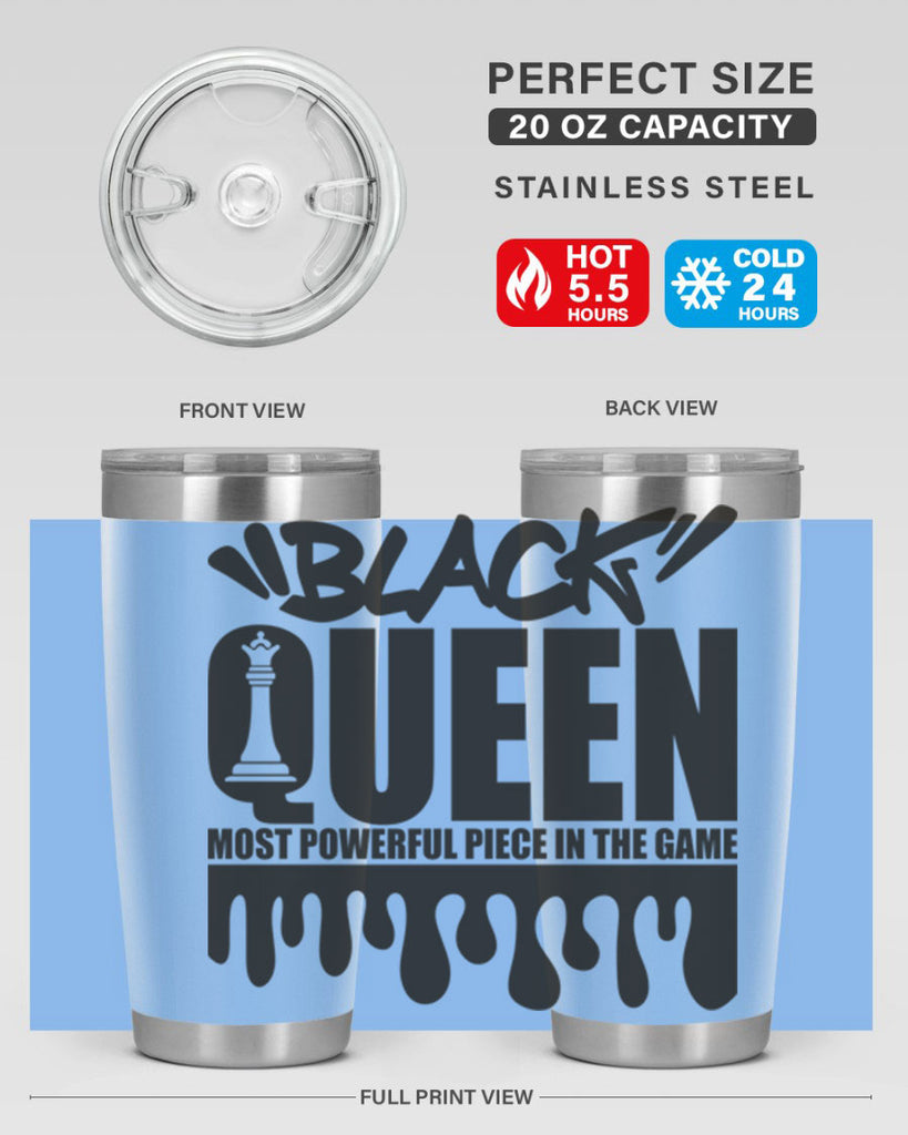 black queen 213#- black words phrases- Cotton Tank