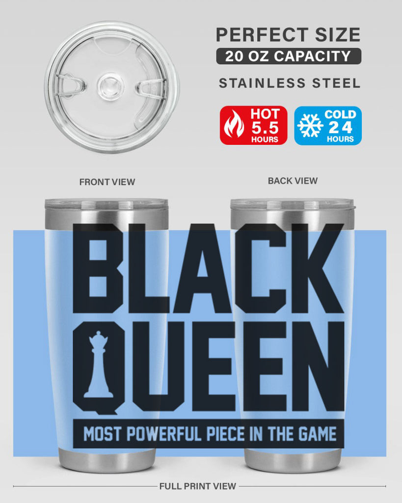 black queenchess 194#- black words phrases- Cotton Tank