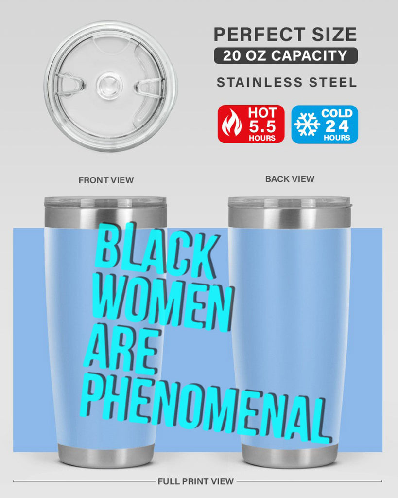 black woman are phenomenal color 216#- black words phrases- Cotton Tank
