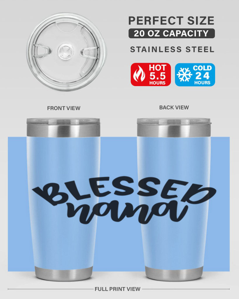 blessed nana 59#- grandma - nana- Tumbler