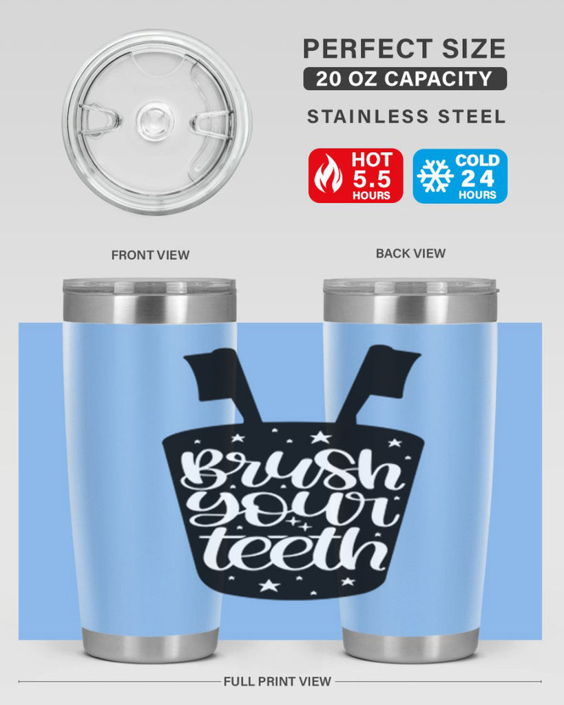 brush your teeth 45#- bathroom- Tumbler