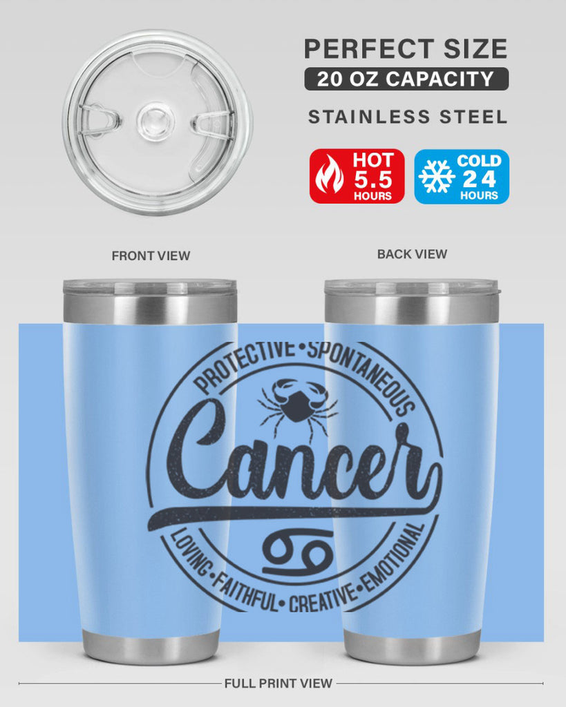 cancer 153#- zodiac- Tumbler