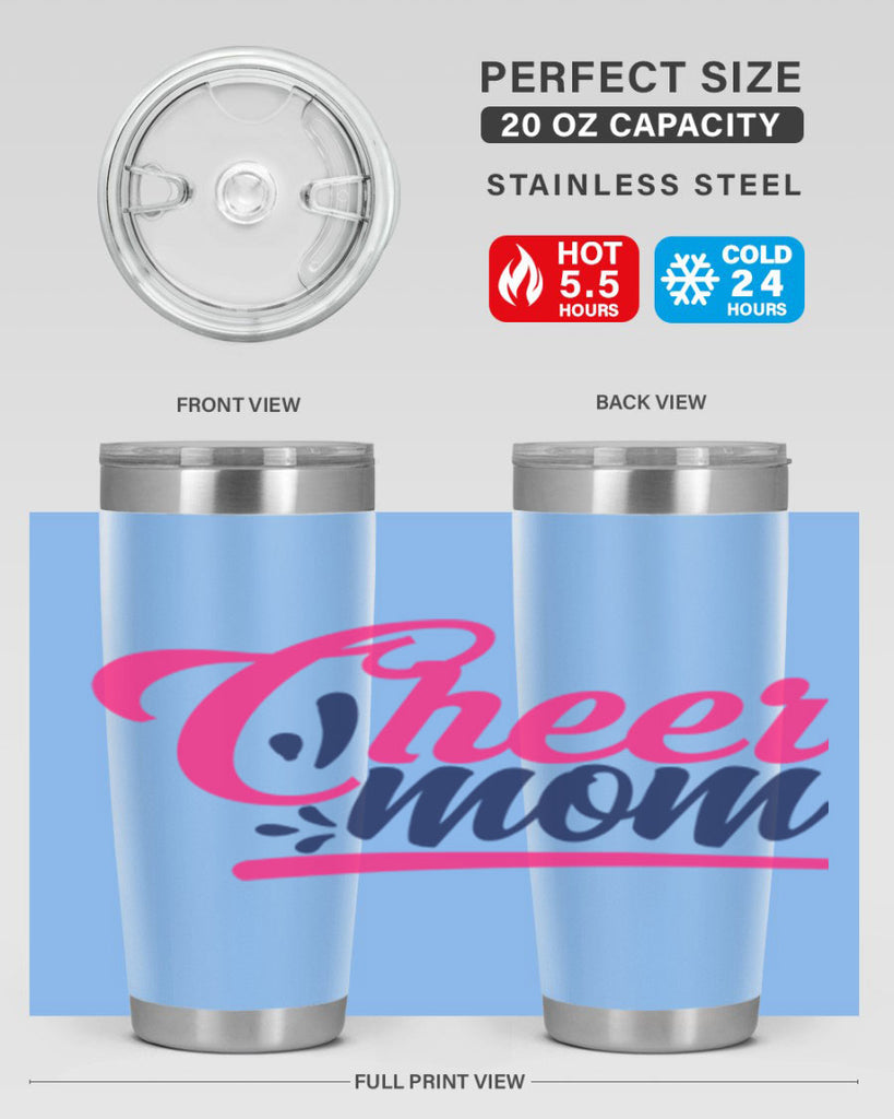 cheer mom 1745#- cheer- Tumbler