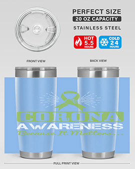 corona awareness because it matters Style 26#- corona virus- Tumbler