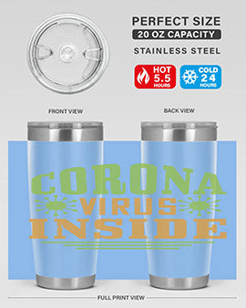 coronavirus inside Style 2#- corona virus- Tumbler