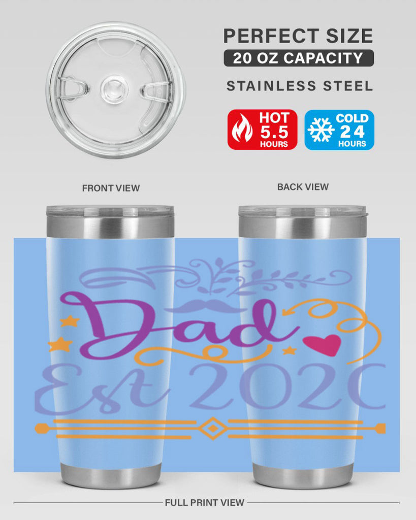 dad est 97#- fathers day- Tumbler