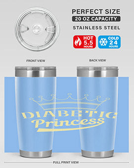 diabetic princess Style 42#- diabetes- Tumbler