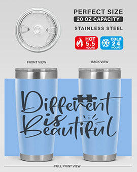 different is beautiful Style 12#- autism- Tumbler