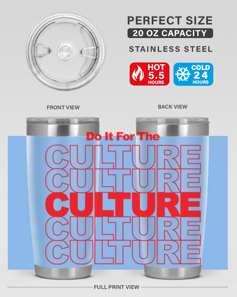 do it for the culture 170#- black words phrases- Cotton Tank