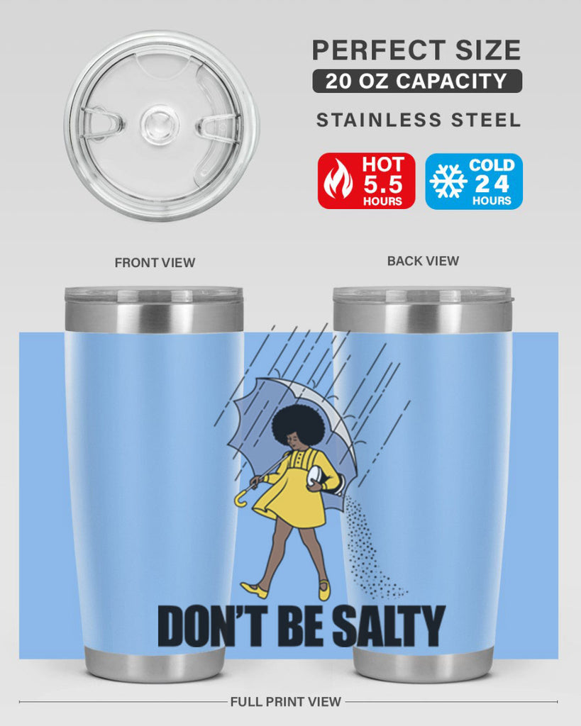 dont be salty 169#- black words phrases- Cotton Tank