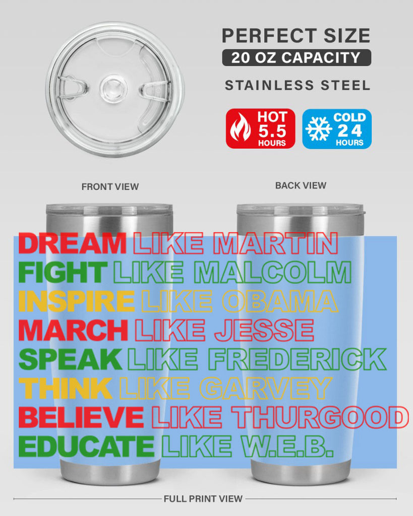 dream like martin 165#- black words phrases- Cotton Tank