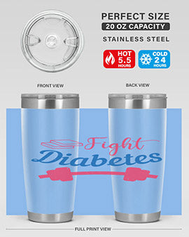 fight diabetes Style 38#- diabetes- Tumbler