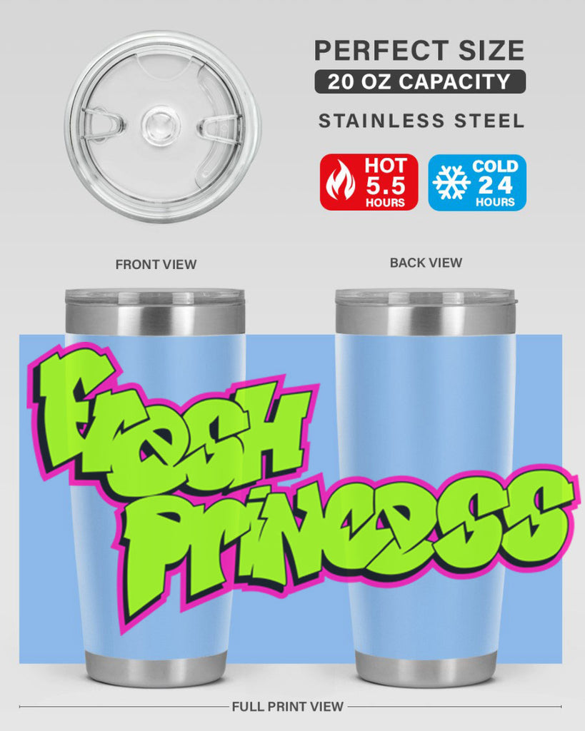 fresh princess 145#- black words phrases- Cotton Tank