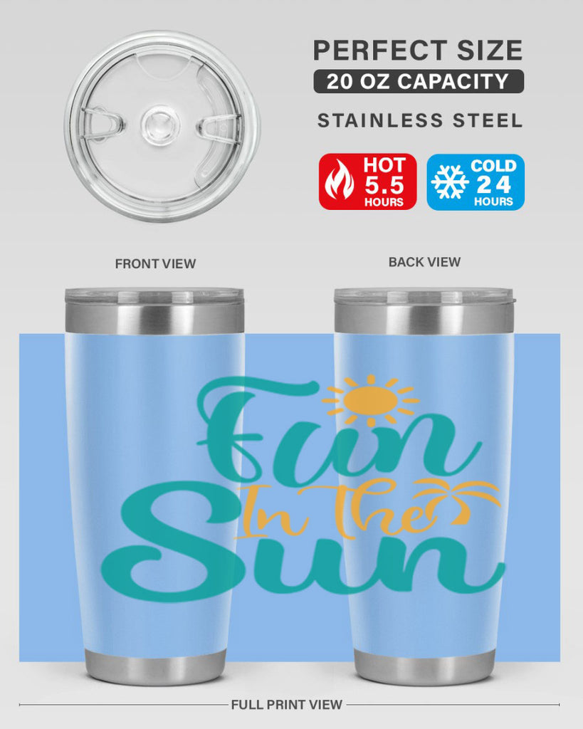 fun in the sun Style 104#- summer- Tumbler