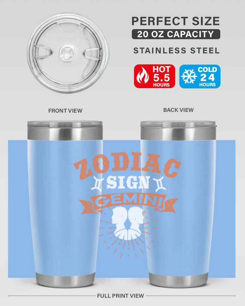 gemini 246#- zodiac- Tumbler