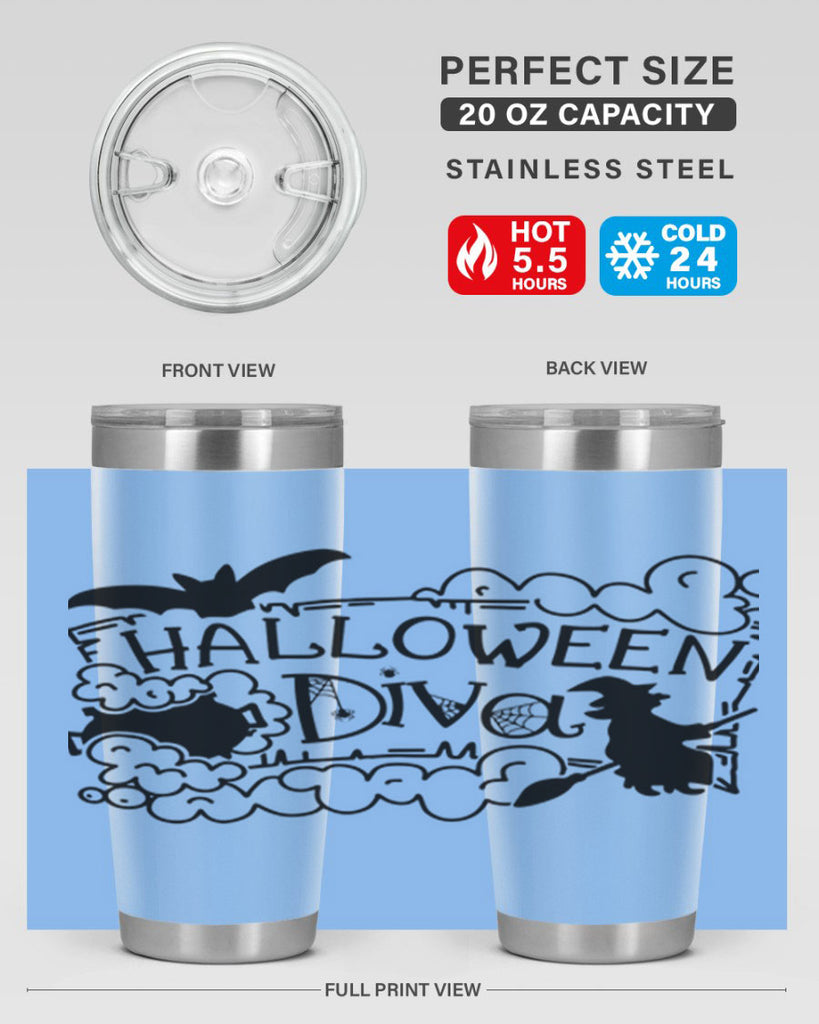 halloween diva 74#- halloween- Tumbler