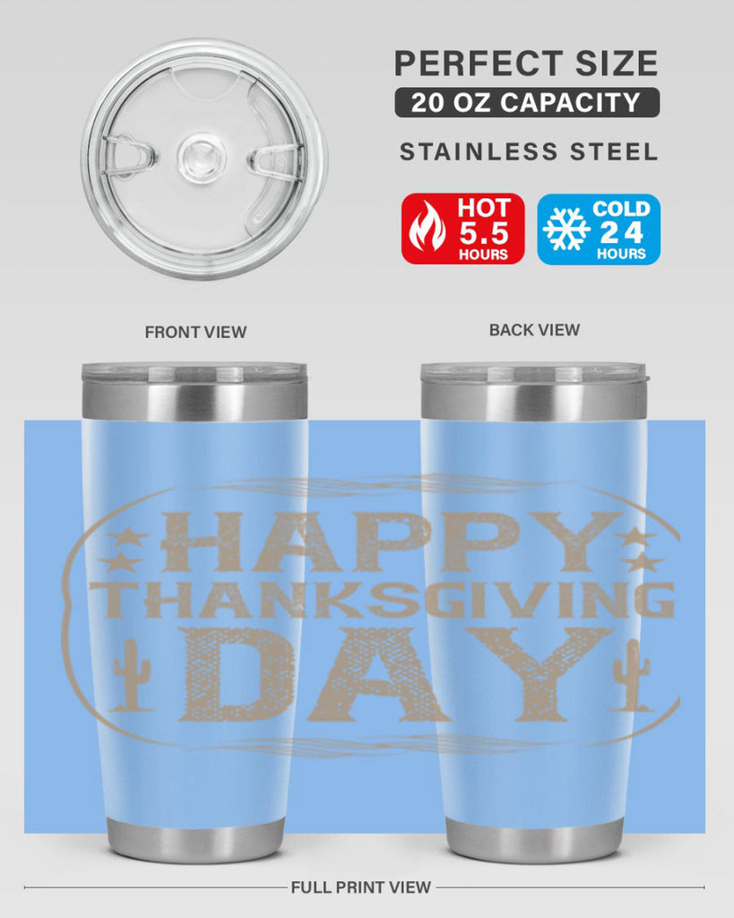 happy thanksgiving day 35#- thanksgiving- Tumbler