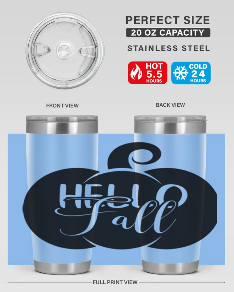 hello fall 275#- fall- Tumbler