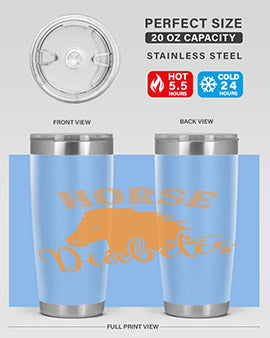 horse diabetes Style 34#- diabetes- Tumbler
