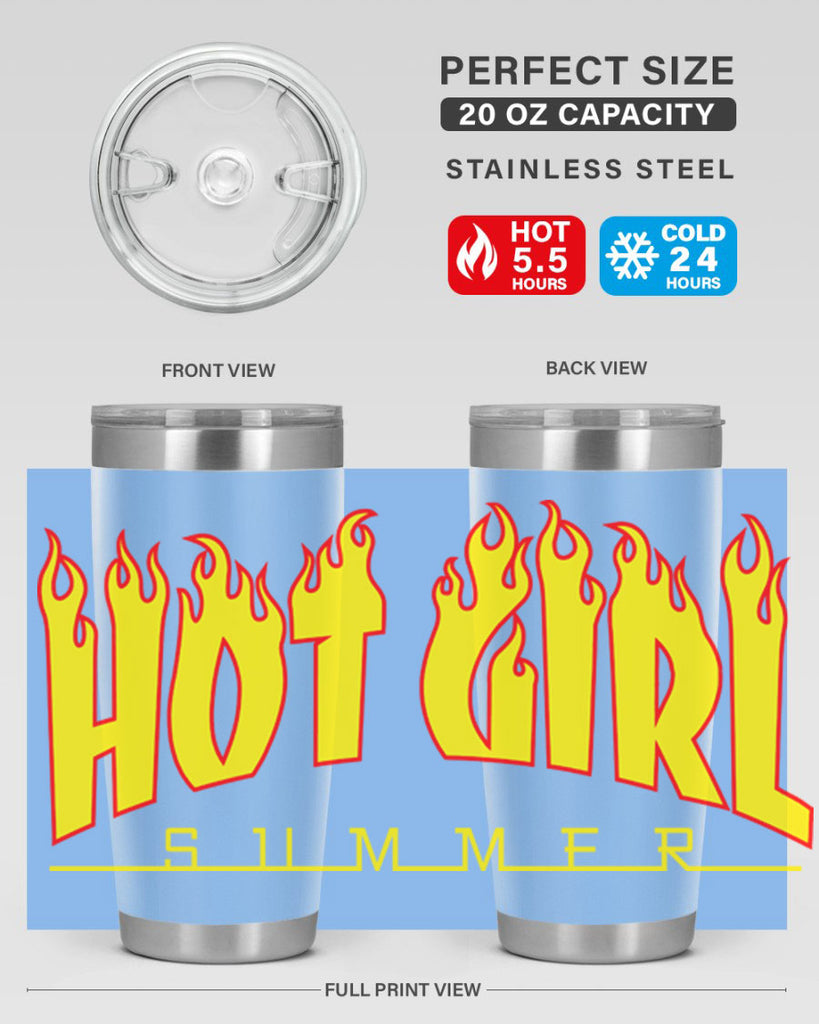 hot girl  summer fire 123#- black words phrases- Cotton Tank