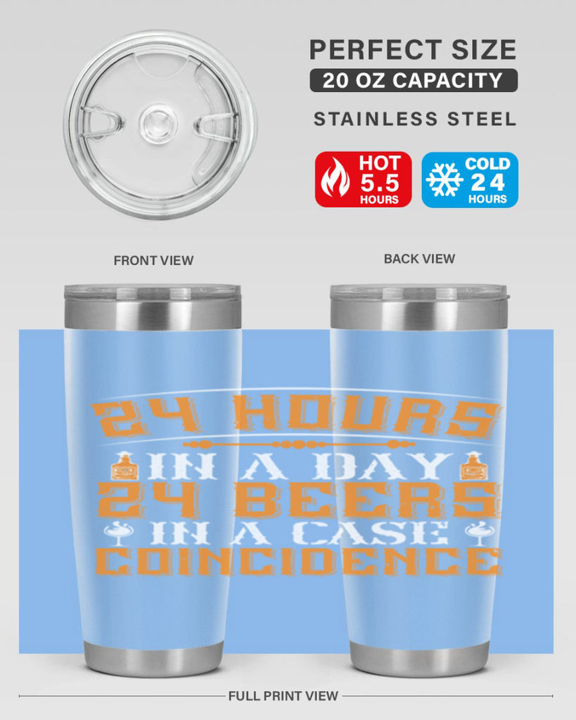 hours in a day beers in a case coincidence 56#- drinking- Tumbler