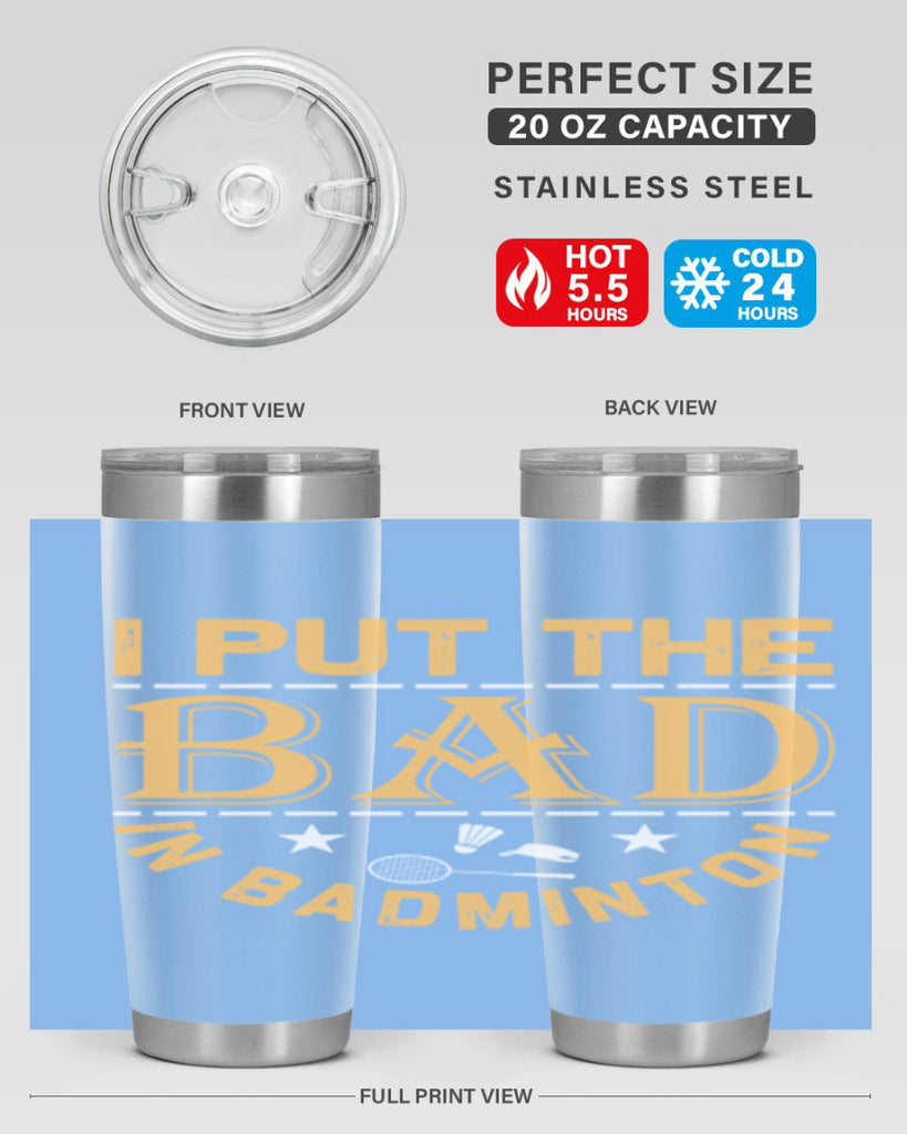 i 1056#- badminton- Tumbler