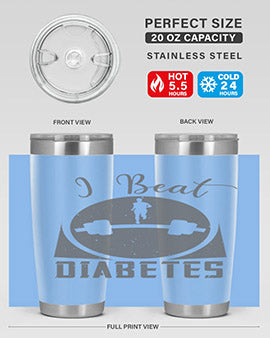 i beat diabetes Style 33#- diabetes- Tumbler