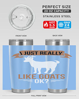 i just really like goats ok Style 3#- goat- Tumbler