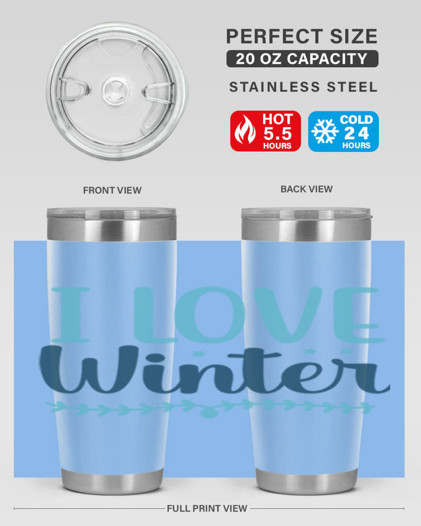 i love winter 226#- winter- Tumbler