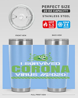 i survived coronavirus Style 33#- corona virus- Tumbler
