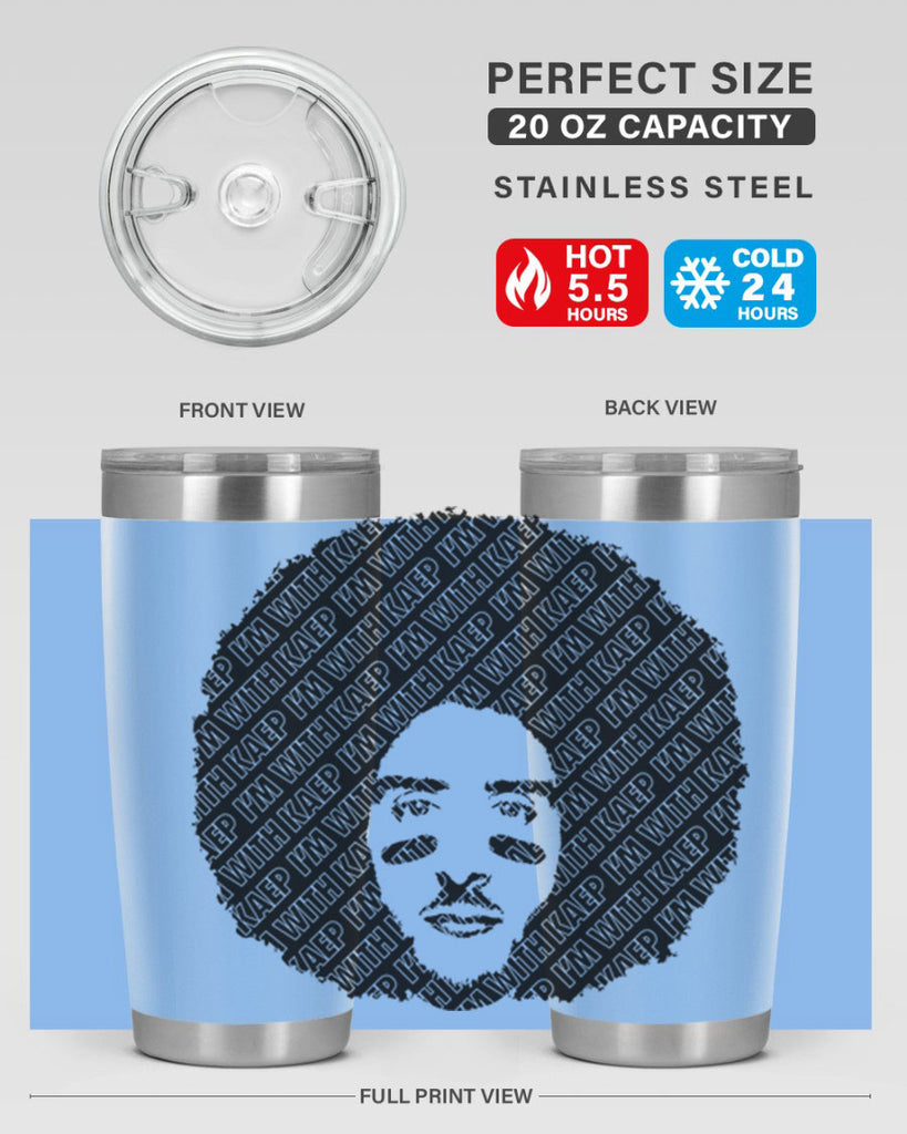 imwithkaep 24#- black men - boys- tumbler